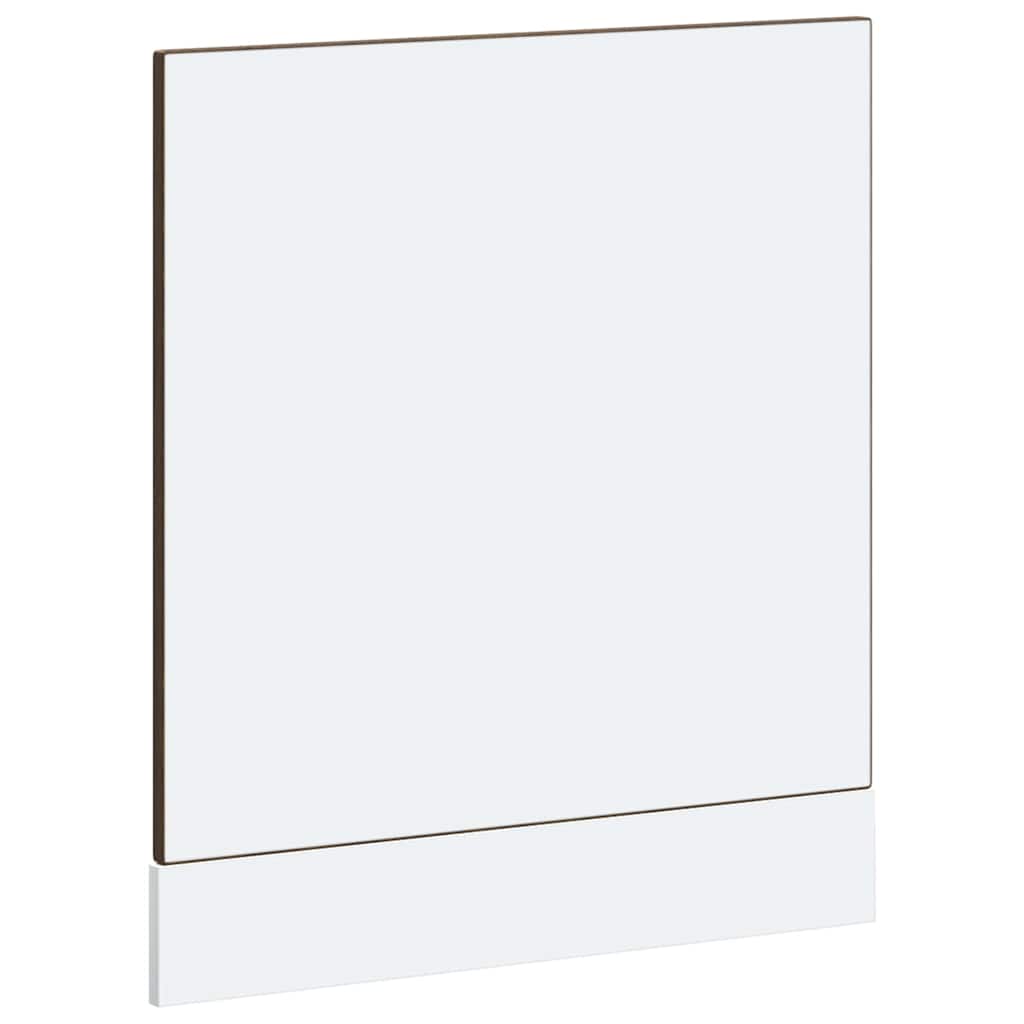 låge til opvaskemaskine Kalmar 60x1,5x57 cm brun egetræsfarve