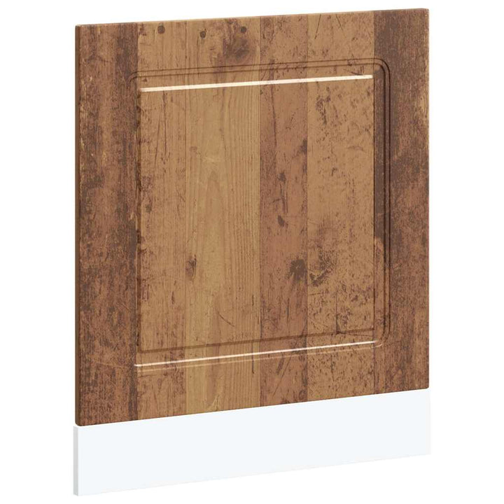 låge til opvaskemaskine Kalmar 60x1,5x57 cm antikt træ