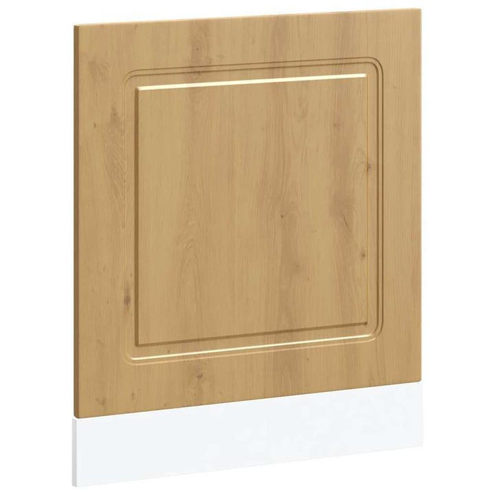 låge til opvaskemaskine Kalmar 60x1,5x57 cm egetræsfarvet