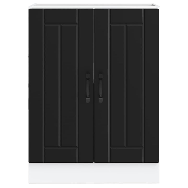 underskab til vask Lucca konstrueret træ sort