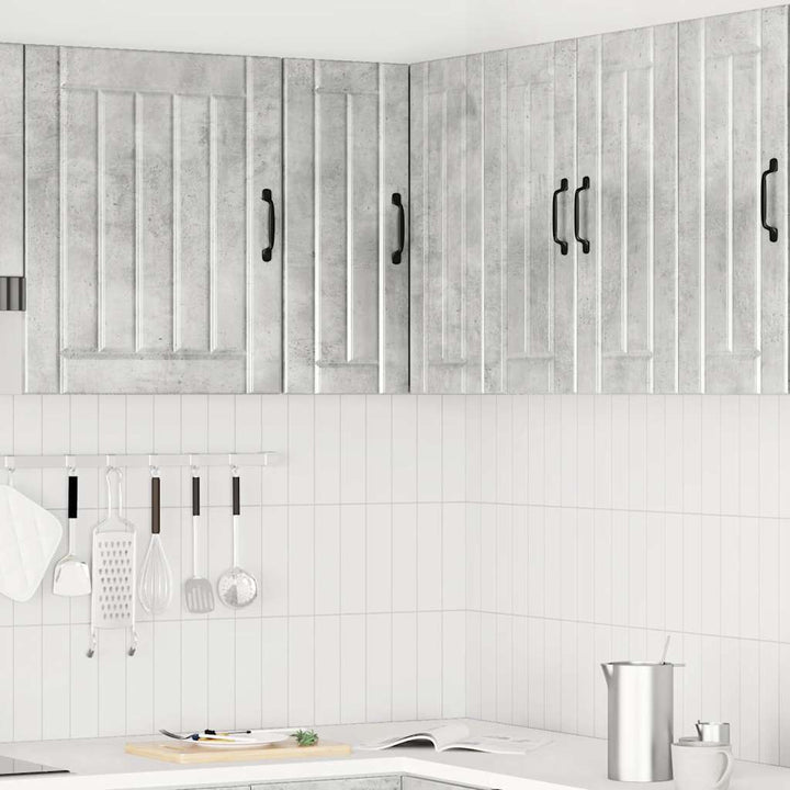 køkken væg hjørneskab Lucca konstrueret træ beton grå