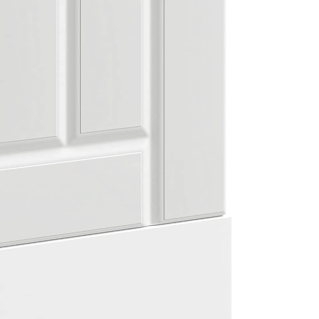 opvaskemaskinepanel Lucca konstrueret træ hvid