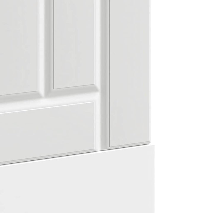 opvaskemaskinepanel Lucca konstrueret træ hvid