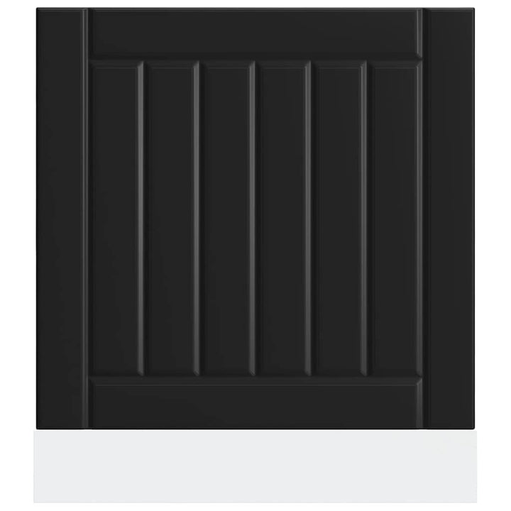 opvaskemaskinepanel Lucca konstrueret træ sort