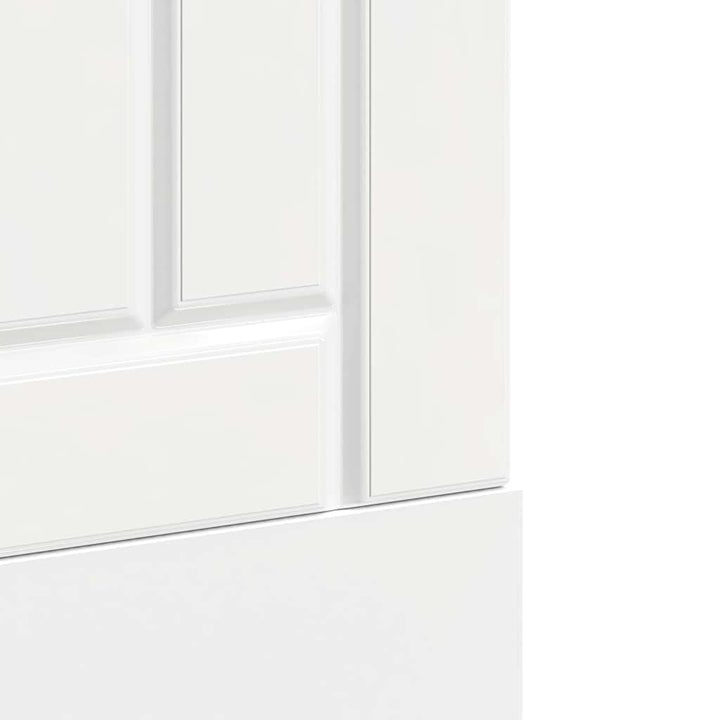 opvaskemaskinepanel Lucca konstrueret træ hvid højglans