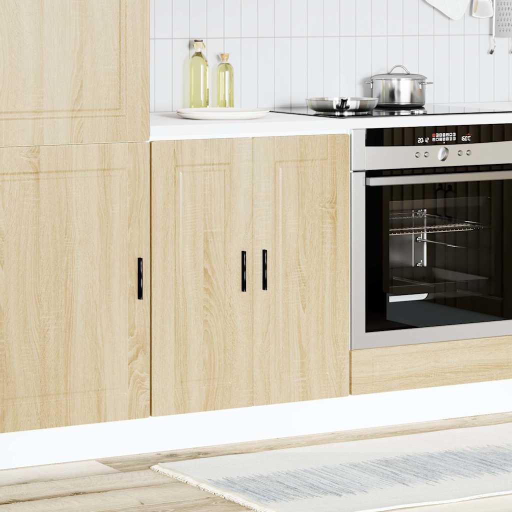 køkkenunderskab Porto sonoma-eg konstrueret træ