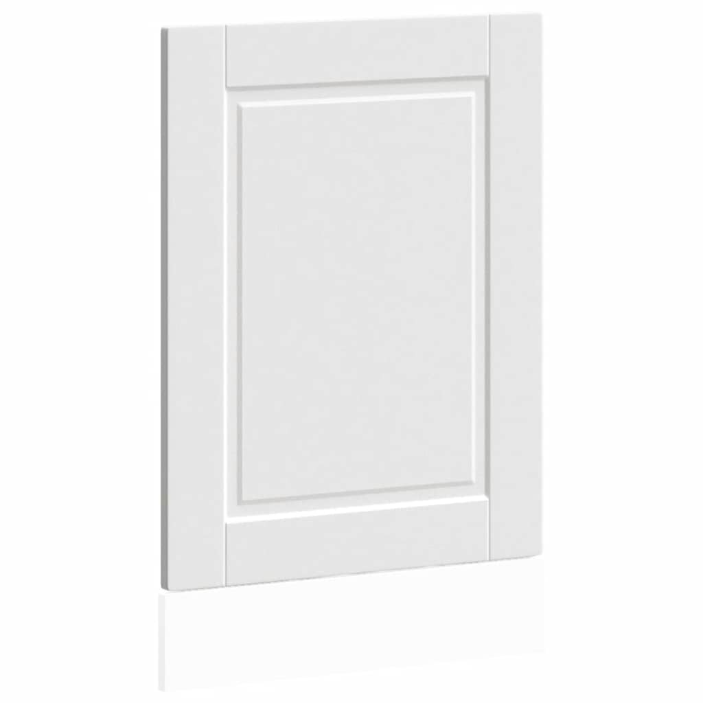 låge til opvaskemaskine Porto 45x1,5x57 cm konstrueret træ hvid