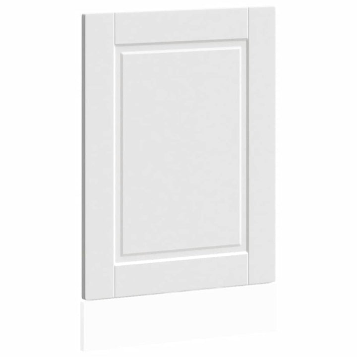 låge til opvaskemaskine Porto 45x1,5x57 cm konstrueret træ hvid