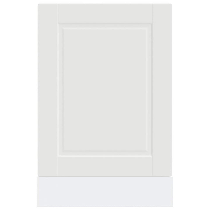 låge til opvaskemaskine Porto 45x1,5x57 cm konstrueret træ hvid