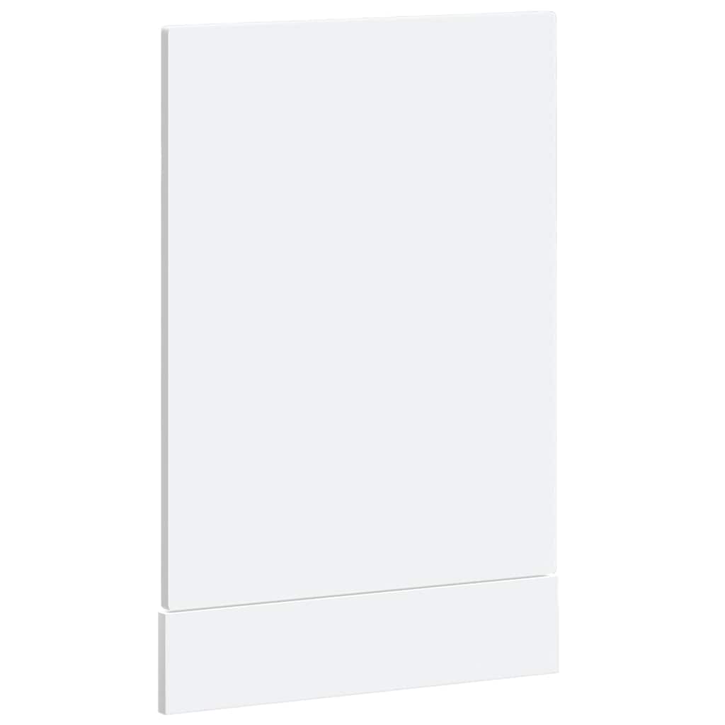 låge til opvaskemaskine Porto 45x1,5x57 cm konstrueret træ hvid