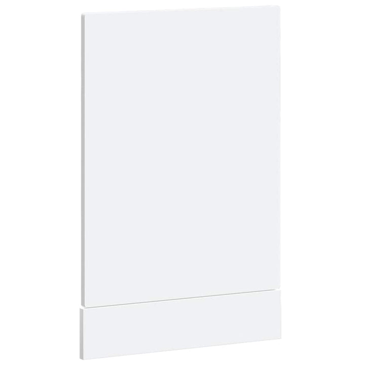 låge til opvaskemaskine Porto 45x1,5x57 cm konstrueret træ hvid