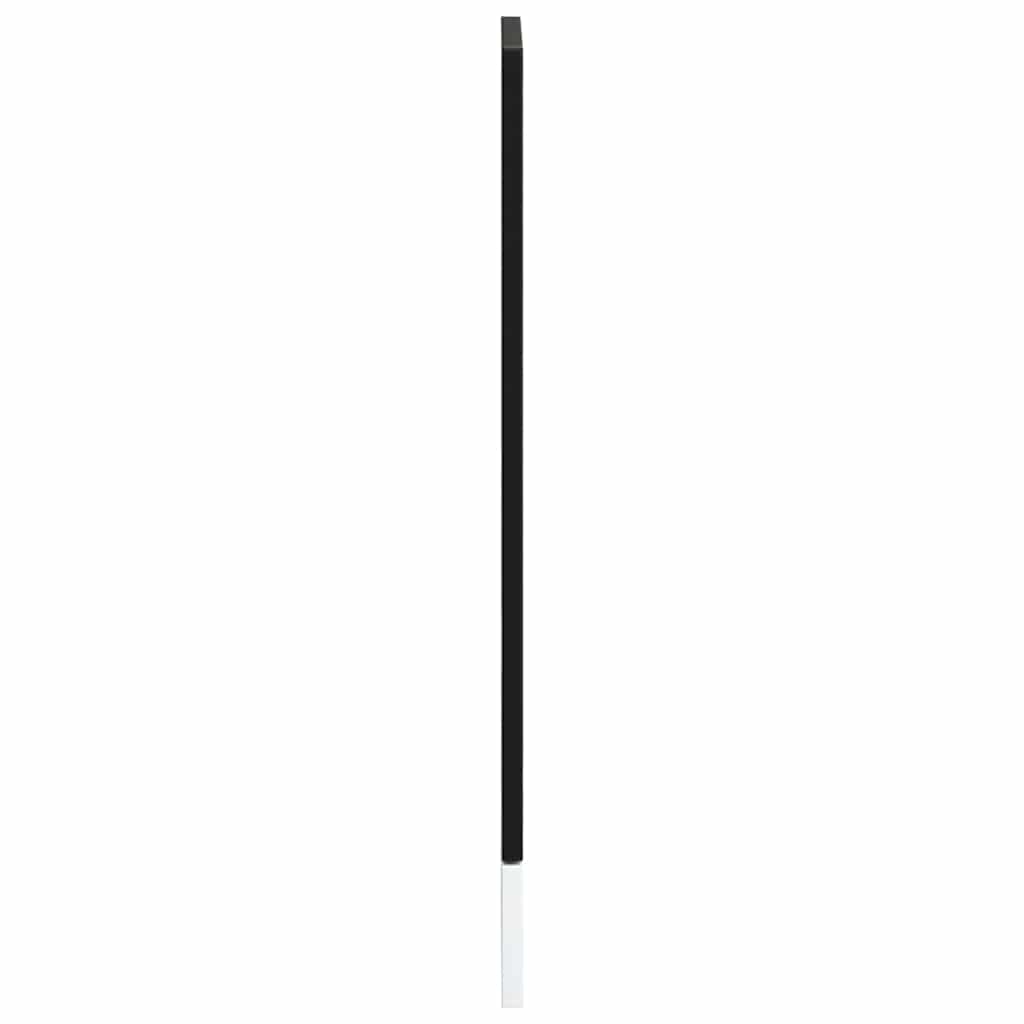 låge til opvaskemaskine Porto 45x1,5x57 cm konstrueret træ sort