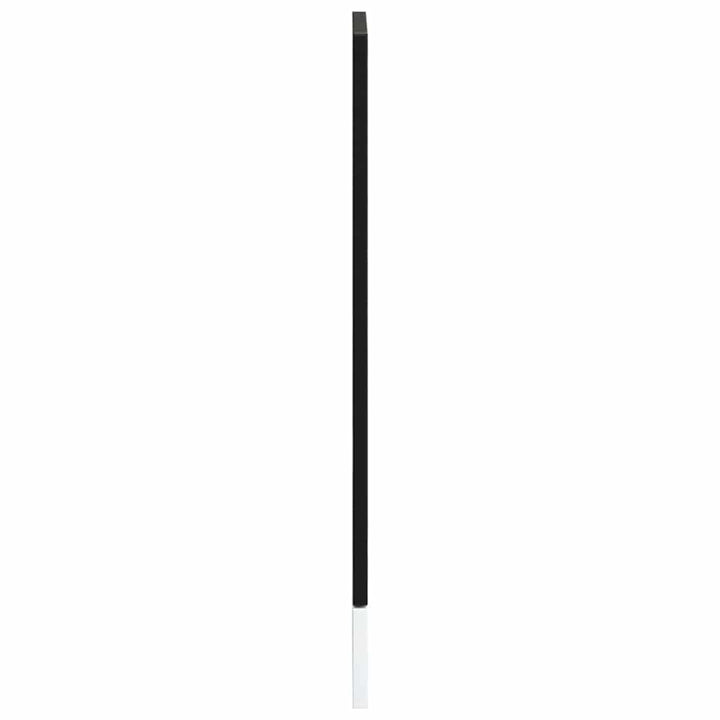 låge til opvaskemaskine Porto 45x1,5x57 cm konstrueret træ sort