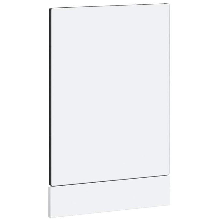 låge til opvaskemaskine Porto 45x1,5x57 cm konstrueret træ sort