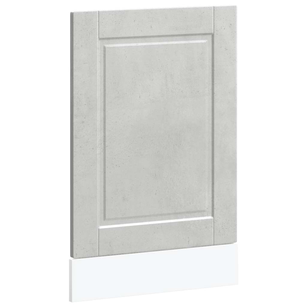 låge til opvaskemaskine Porto 45x1,5x57 cm betongrå