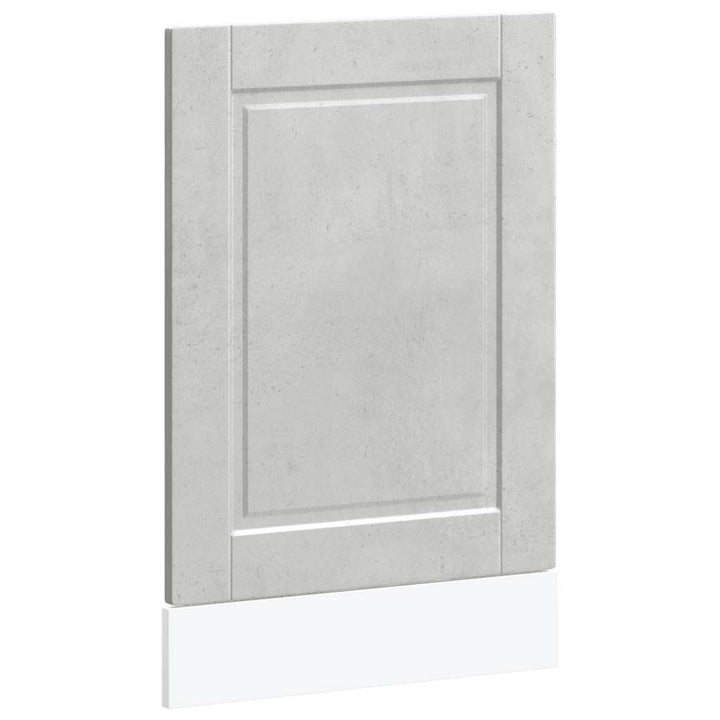 låge til opvaskemaskine Porto 45x1,5x57 cm betongrå