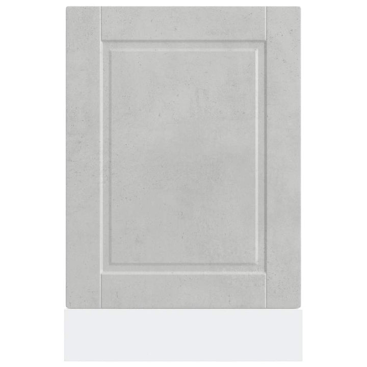 låge til opvaskemaskine Porto 45x1,5x57 cm betongrå