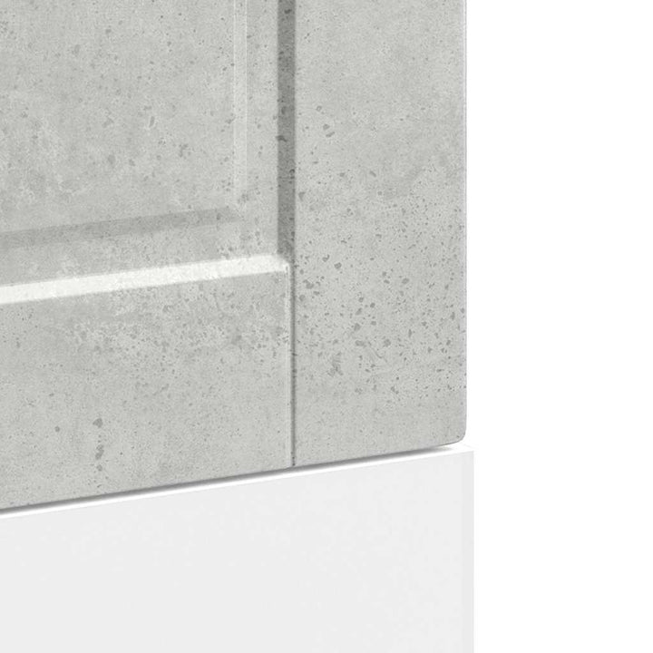 låge til opvaskemaskine Porto 45x1,5x57 cm betongrå