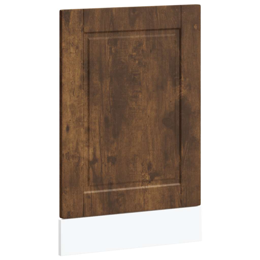 låge til opvaskemaskine Porto 45x1,5x57 cm røget egetræsfarve