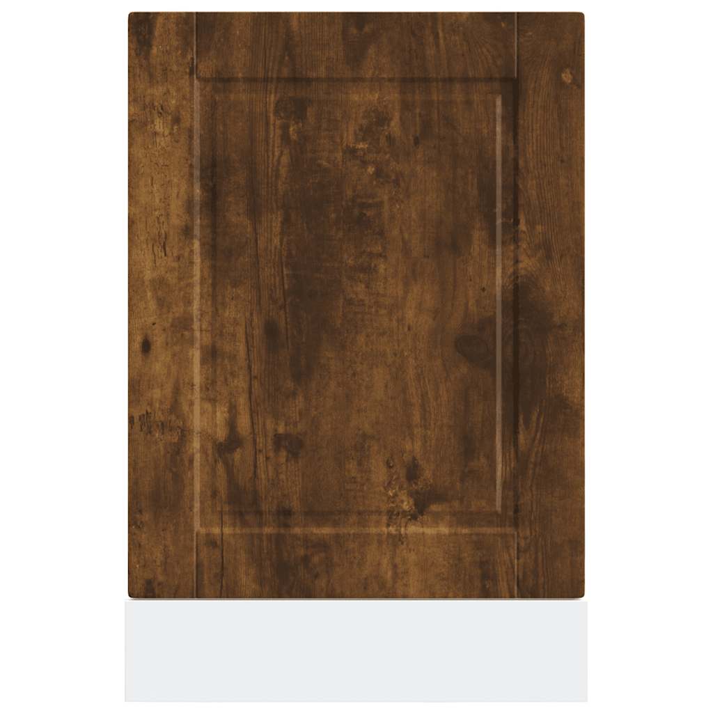 låge til opvaskemaskine Porto 45x1,5x57 cm røget egetræsfarve