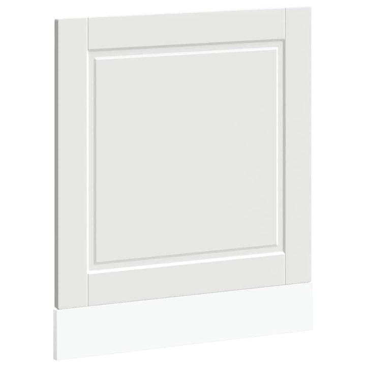 låge til opvaskemaskine Porto 60x1,5x57 cm konstrueret træ hvid