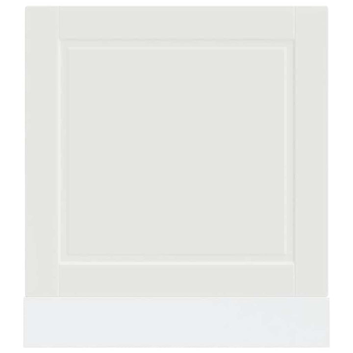 låge til opvaskemaskine Porto 60x1,5x57 cm konstrueret træ hvid