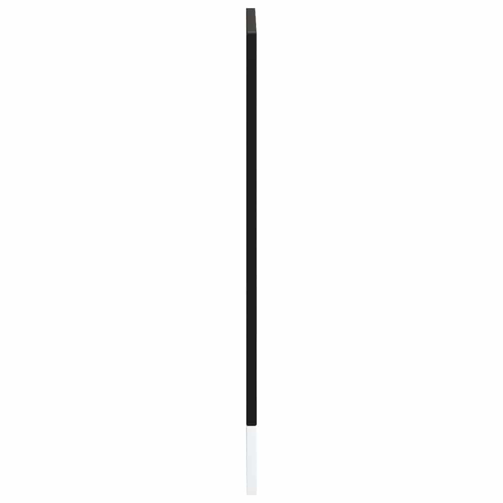 låge til opvaskemaskine Porto 60x1,5x57 cm konstrueret træ sort