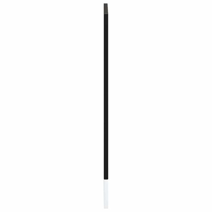 låge til opvaskemaskine Porto 60x1,5x57 cm konstrueret træ sort