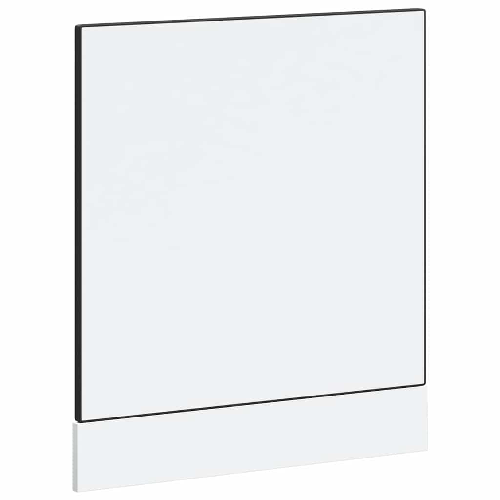låge til opvaskemaskine Porto 60x1,5x57 cm konstrueret træ sort