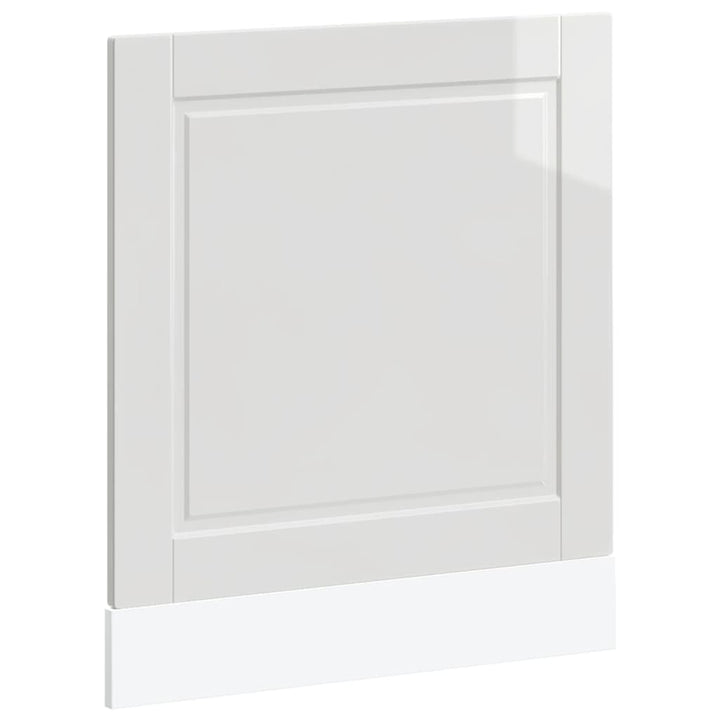 låge til opvaskemaskine Porto 60x1,5x57 cm hvid højglans