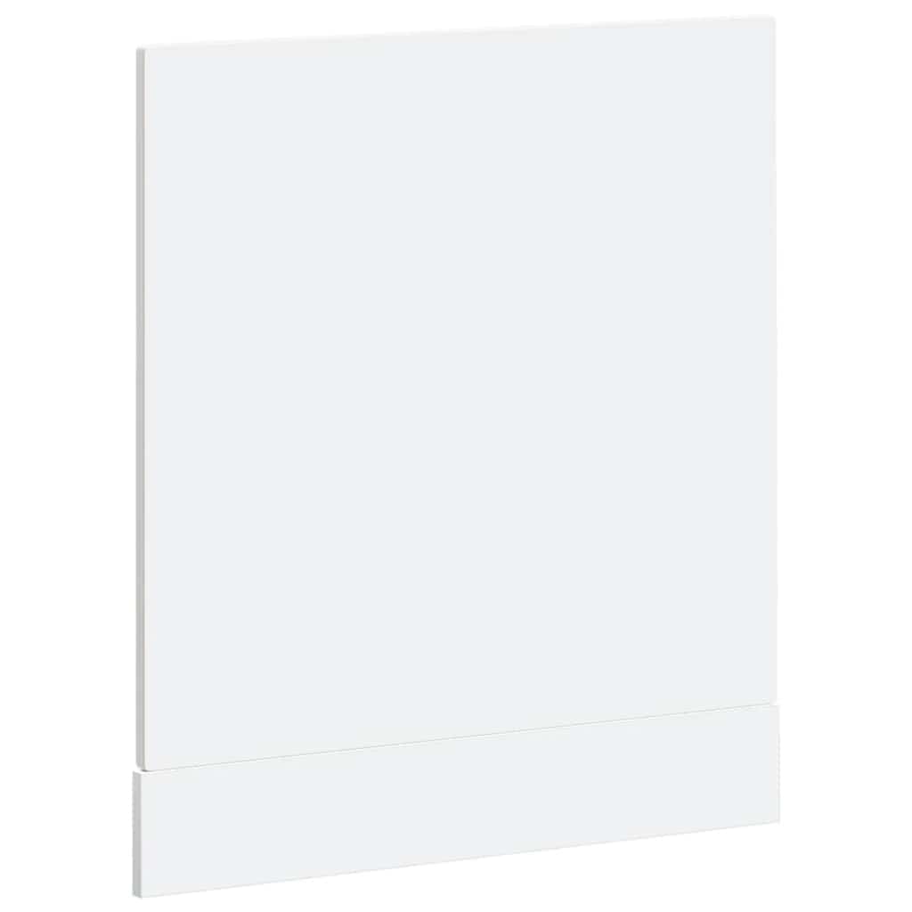låge til opvaskemaskine Porto 60x1,5x57 cm hvid højglans