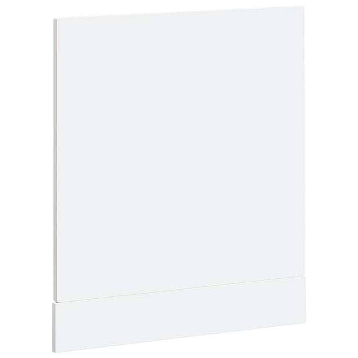 låge til opvaskemaskine Porto 60x1,5x57 cm hvid højglans