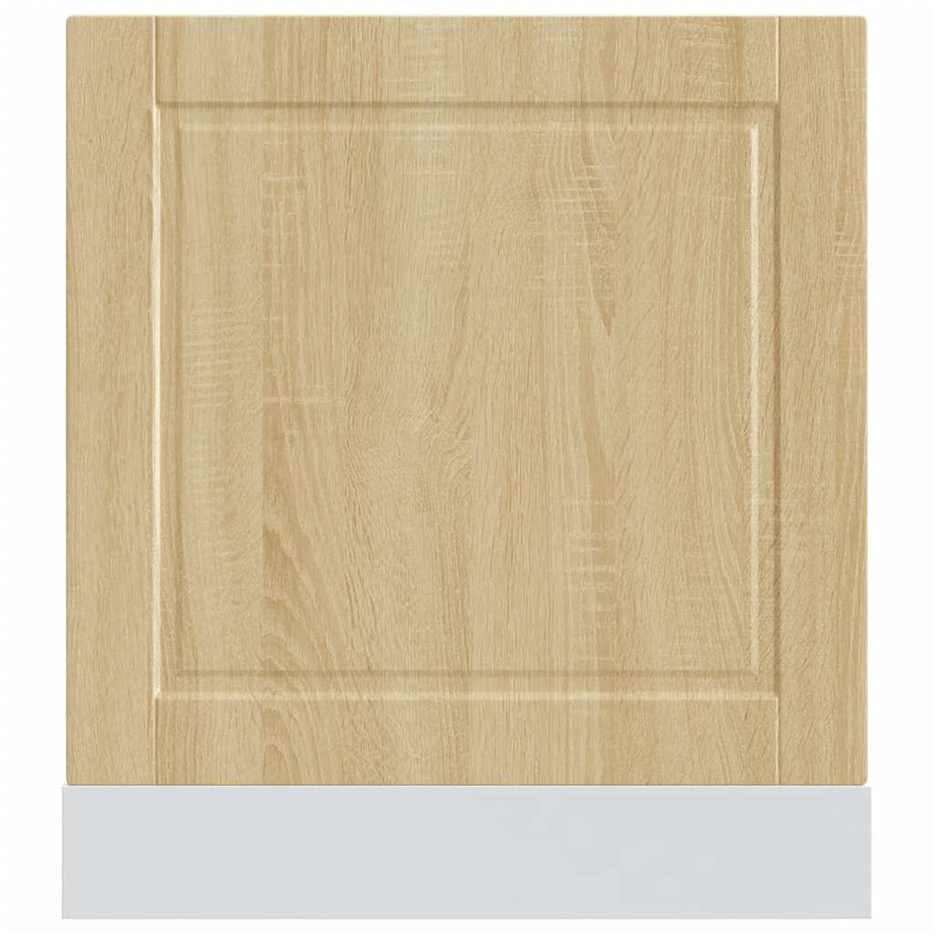 låge til opvaskemaskine Porto 60x1,5x57 cm sonoma-eg