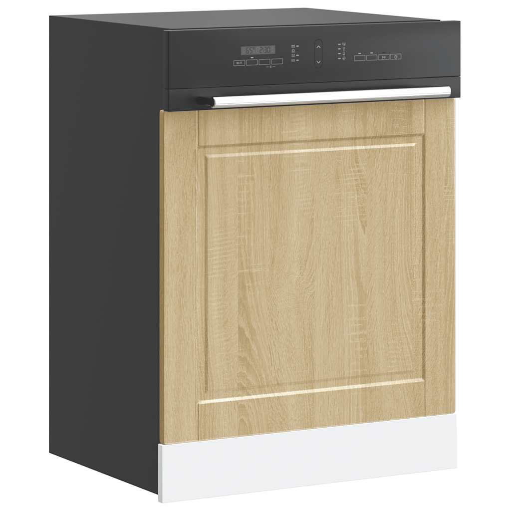 låge til opvaskemaskine Porto 60x1,5x57 cm sonoma-eg