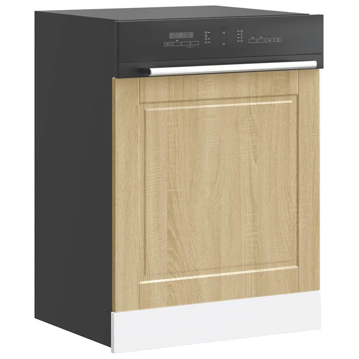 låge til opvaskemaskine Porto 60x1,5x57 cm sonoma-eg