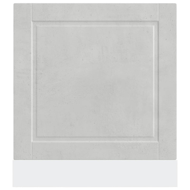 låge til opvaskemaskine Porto 60x1,5x57 cm betongrå