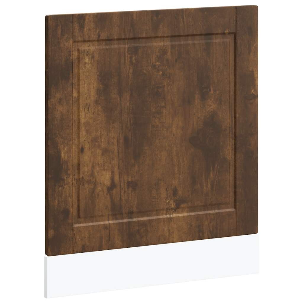 låge til opvaskemaskine Porto 60x1,5x57 cm røget egetræsfarve