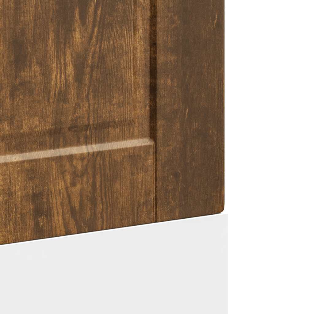 låge til opvaskemaskine Porto 60x1,5x57 cm røget egetræsfarve