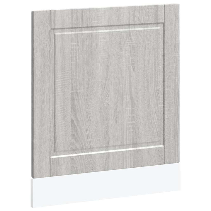 låge til opvaskemaskine Porto 60x1,5x57 cm grå sonoma-eg