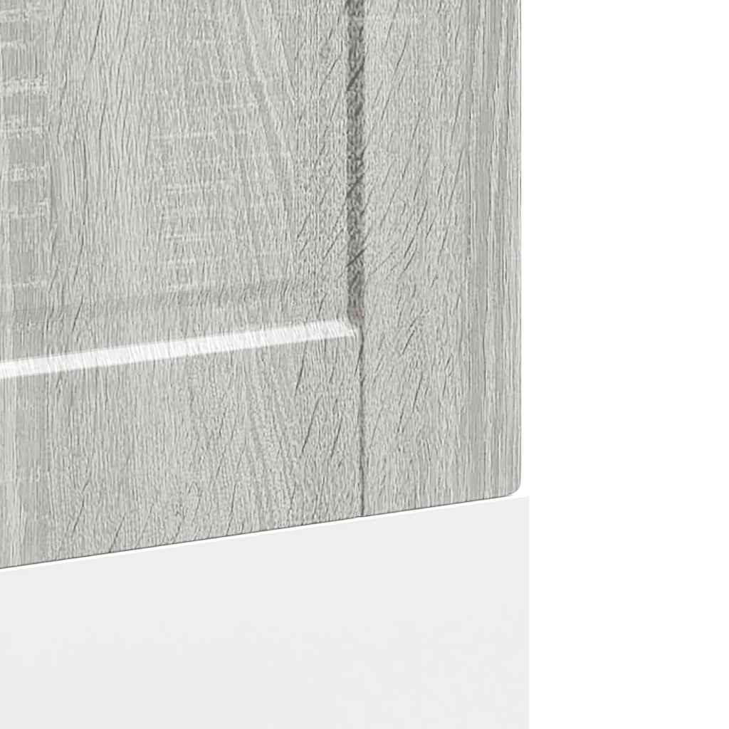 låge til opvaskemaskine Porto 60x1,5x57 cm grå sonoma-eg