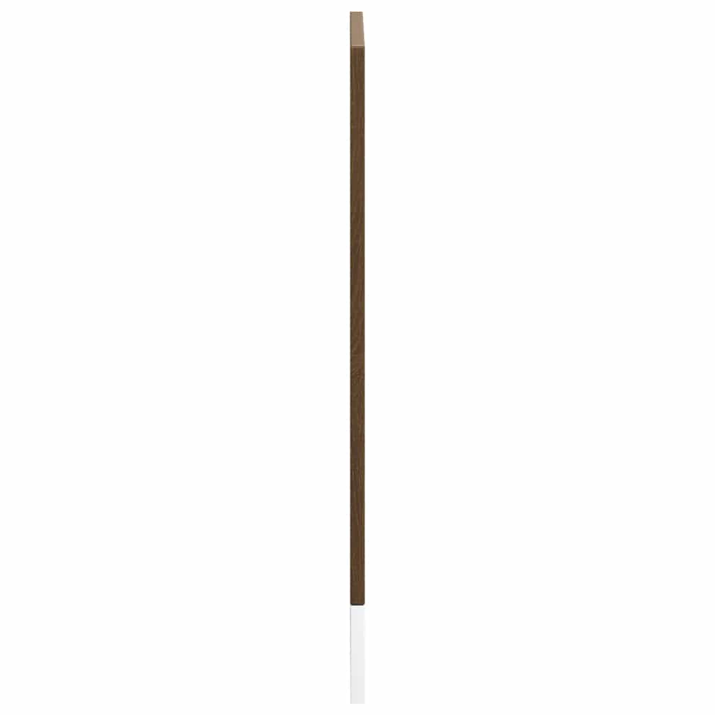 låge til opvaskemaskine Porto 60x1,5x57 cm brun egetræsfarve