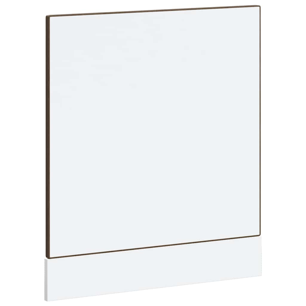 låge til opvaskemaskine Porto 60x1,5x57 cm brun egetræsfarve
