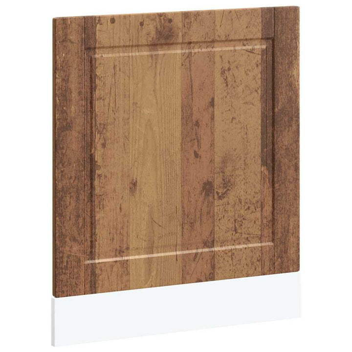låge til opvaskemaskine Porto 60x1,5x57 cm antikt træ