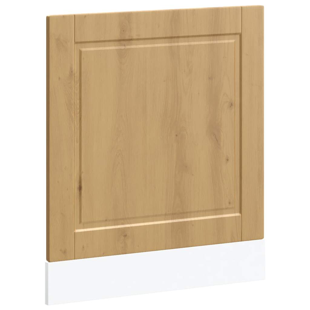 låge til opvaskemaskine Porto 60x1,5x57 cm egetræsfarvet