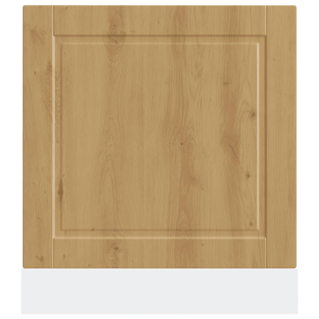 låge til opvaskemaskine Porto 60x1,5x57 cm egetræsfarvet