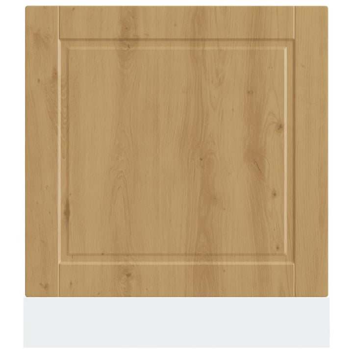 låge til opvaskemaskine Porto 60x1,5x57 cm egetræsfarvet