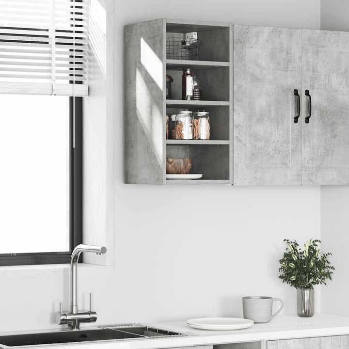 hængeskab "Riga" betongrå 30x29,5x60 cm konstrueret træ