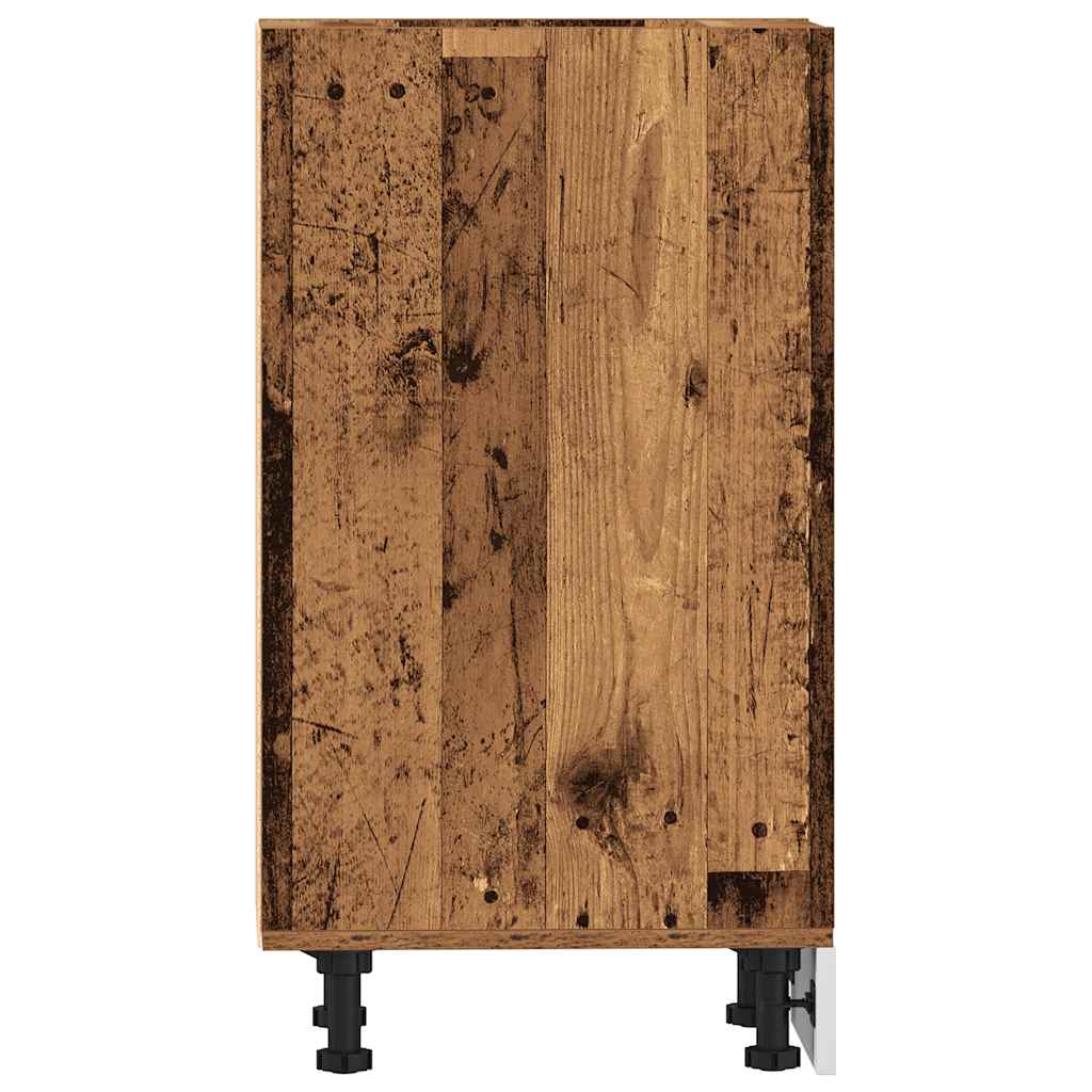 underskab "Riga" gammelt træ 40x44,5x81,5 cm konstrueret træ