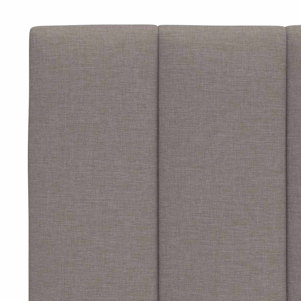 sengeramme uden madras Hanko 80x200 cm stof gråbrun