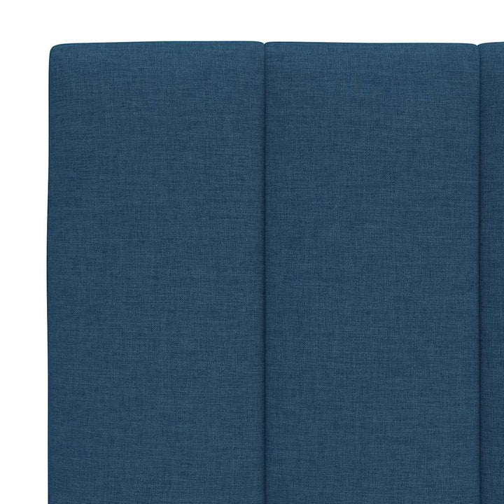 sengeramme uden madras Hanko 80x200 cm stof blå